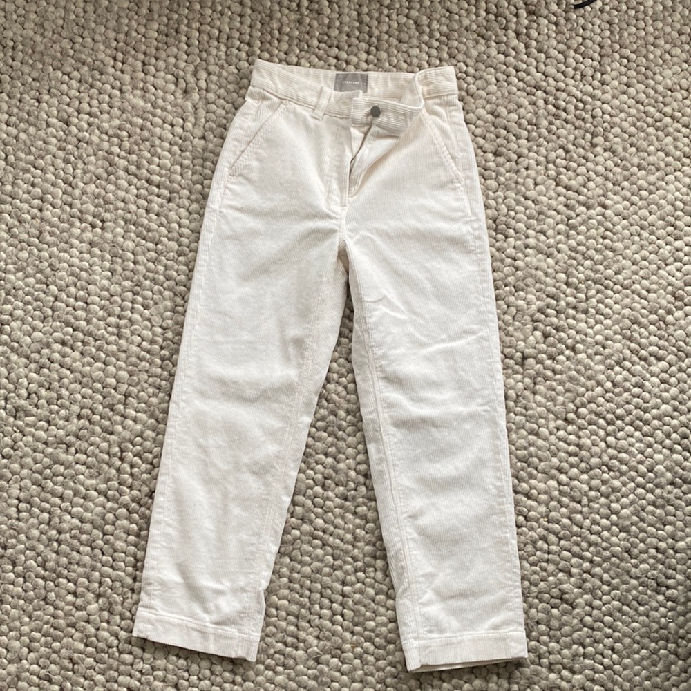 Everlane Ivory Corduroy Pants
